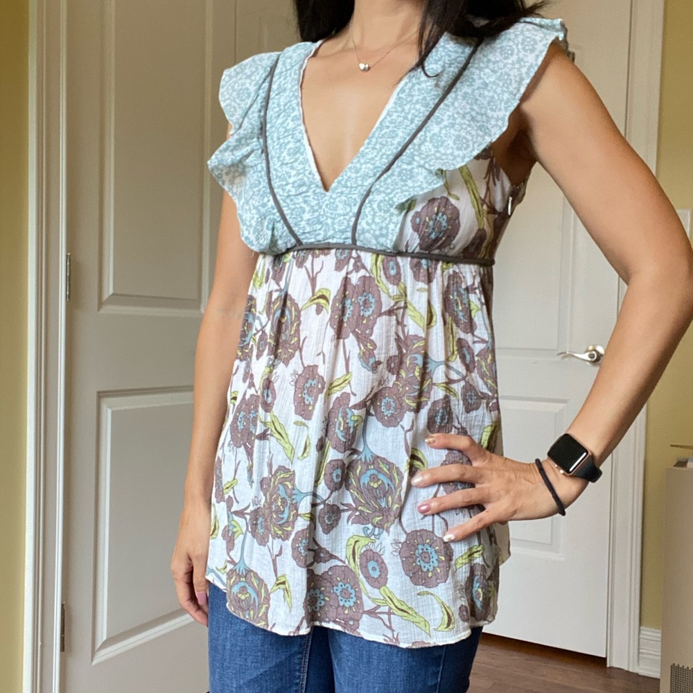 Anthropologie Top Sz 2